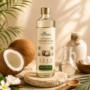 Coconut oil in natural elegance