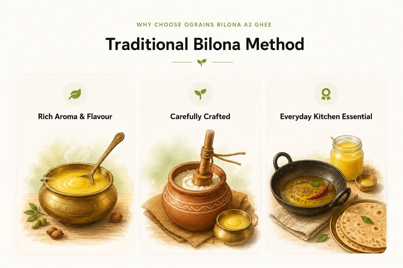 Bring Home the Richness of Traditional Bilona Ghee
